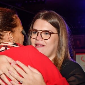 Exclusif - La princesse Stéphanie de Monaco et sa fille Camille Gottlieb durant la présentation officielle de l'association Be Safe dont la présidente est Camille Gottlieb au MK sur le port de Monaco le 10 novembre 2018. © Bruno Bebert / Bestimage