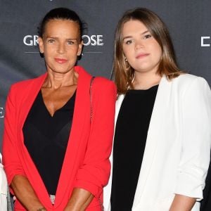 Exclusif - La princesse Stéphanie de Monaco et sa fille Camille Gottlieb durant la présentation officielle de l'association Be Safe dont la présidente est Camille Gottlieb au MK sur le port de Monaco le 10 novembre 2018. © Bruno Bebert / Bestimage