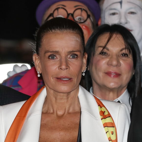 La princesse Stéphanie de Monaco - La famille princière de Monaco est venue assister à une représentation lors du 43ème festival international du cirque de Monte-Carlo sous le chapiteau de Fontvieille à Monaco le 22 janvier 2019. © Olivier Huitel/ Pool Monaco/Bestimage