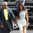 Kim Kardashian et son mari Kanye West sortent de leur hôtel à Miami, le 05 janvier 2019.