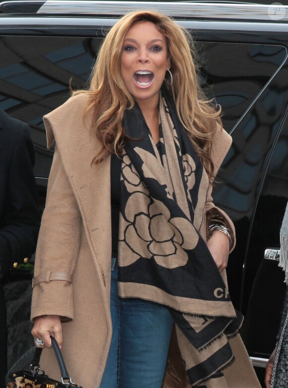 Wendy Williams - People dans les rues de New York lors de la fashion week, le 12 février 2014.