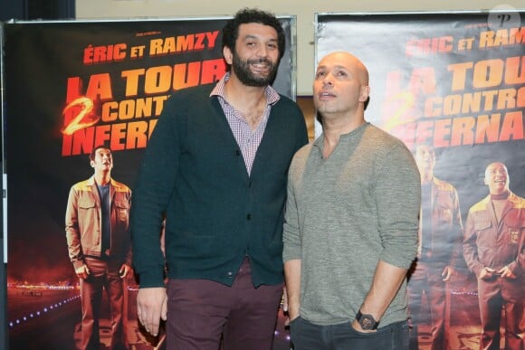 Ramzy Bedia, Eric Judor - Avant-première du film "La Tour 2 contrôle infernale" au cinéma UGC Les Halles à Paris, le 1er février 2016. © CVS/Bestimage