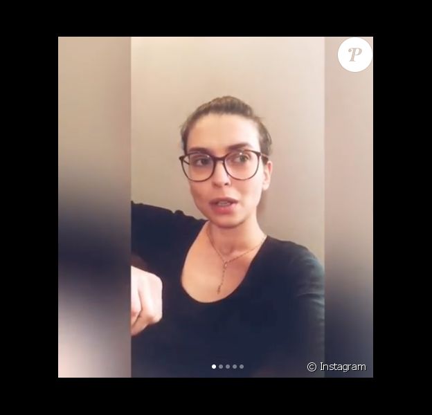 Lucie Bernardoni évoque son éviction du spectacle "Et elles vécurent heureuses" le 17 avril 2019 sur son compte Instagram.