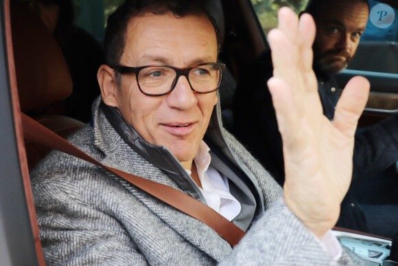 Dany Boon - Arrivées à l'enregistrement de l'émission "Vivement Dimanche" au studio Gabriel à Paris. Le 17 décembre 2018
