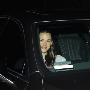 Exclusif - Jennifer Garner arrive à la soirée d'anniversaire de Kate Hudson (40 ans) à son domicile. Los Angeles, le 19 avril 2019.