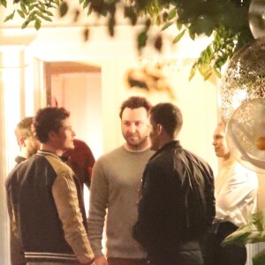 Exclusif - Orlando Bloom assiste à la soirée d'anniversaire de Kate Hudson (40 ans) à son domicile. Los Angeles, le 19 avril 2019.