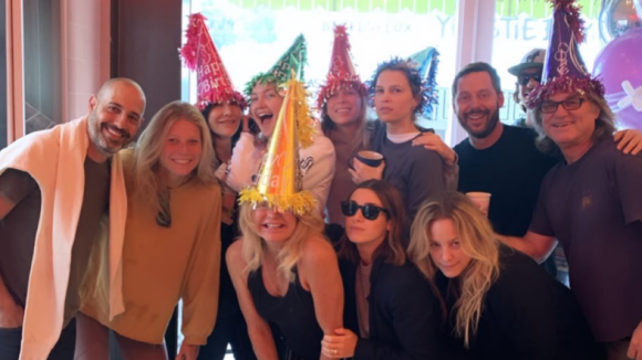 Kate Hudson fête ses 40 ans avec Jennifer Garner et Gwyneth Paltrow