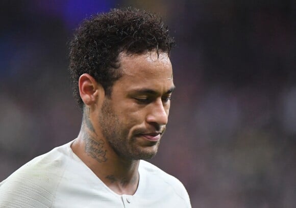 Neymar Jr. lors de la finale de Coupe de France perdue contre le Stade Rennais, le 27 avril 2019 au Stade de France.