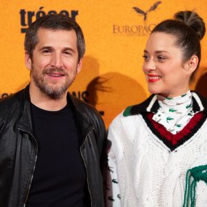 Marion Cotillard et son compagnon Guillaume Canet lors de l'avant-première du film "Nous finirons ensemble" au cinéma UGC Brouckère à Bruxelles, Belgique, le 23 avril 2019. © Alain Rolland/ImageBuzz/Bestimage