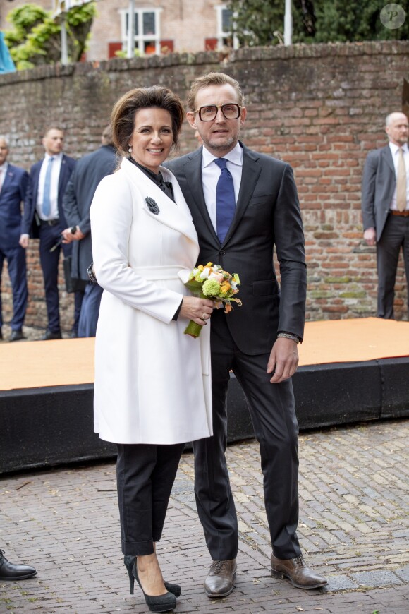 Le prince Bernhard et sa femme la princesse Annette lors des célébrations du King's Day à Amsfoort le 27 avril 2019 pour les 52 ans du roi Willem-Alexander des Pays-Bas.
