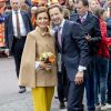 Le prince Floris et sa femme la princesse Aimee lors des célébrations du King's Day à Amsfoort le 27 avril 2019 pour les 52 ans du roi Willem-Alexander des Pays-Bas.