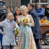 La princesse Laurentien lors des célébrations du King's Day à Amsfoort le 27 avril 2019 pour les 52 ans du roi Willem-Alexander des Pays-Bas.