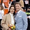 Le prince Pieter-Christiaan et sa femme la princesse Anita lors des célébrations du King's Day à Amsfoort le 27 avril 2019 pour les 52 ans du roi Willem-Alexander des Pays-Bas.