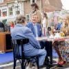 Le roi Willem-Alexander des Pays-Bas, ici avec la princesse héritière Catharina-Amalia, a célébré ses 52 ans le 27 avril 2019 à Amersfoort à l'occasion du King's Day.