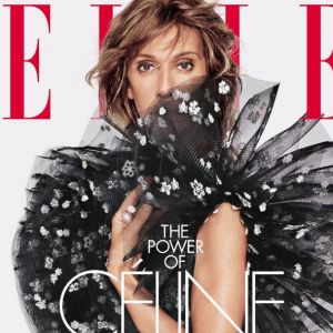 Céline Dion en couverture du magazine ELLE, version américaine, juin 2019