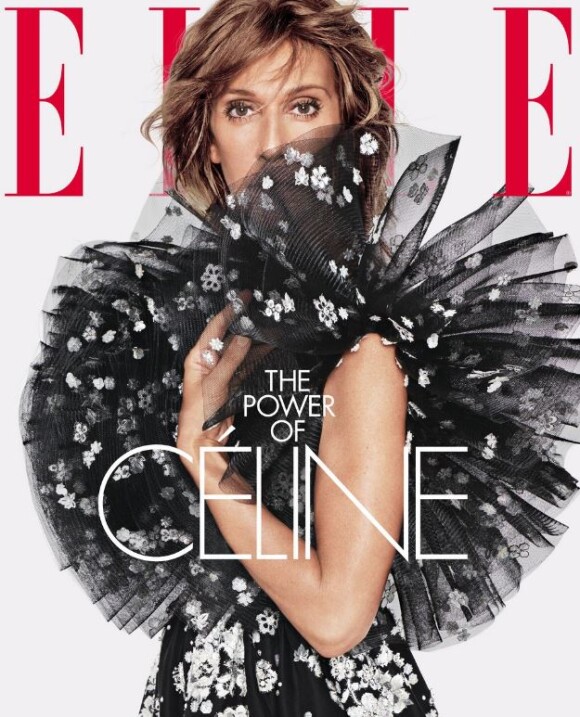 Céline Dion en couverture du magazine ELLE, version américaine, juin 2019