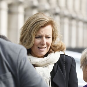 Exclusif - Valérie Trierweiler - Hommage à Julien Lauprêtre à l'Hôtel de ville de Paris le 2 mai 2019. © CVS/Bestimage