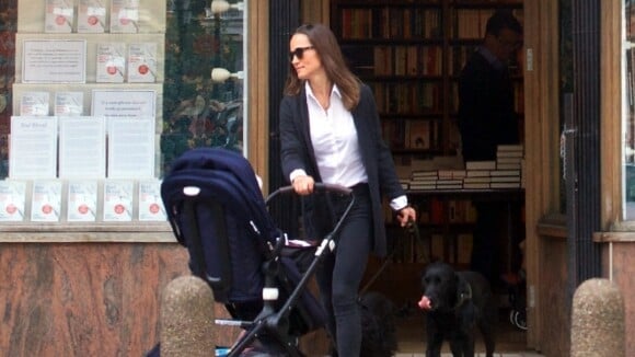 Pippa Middleton : Balade en famille avec son fils Arthur à Londres