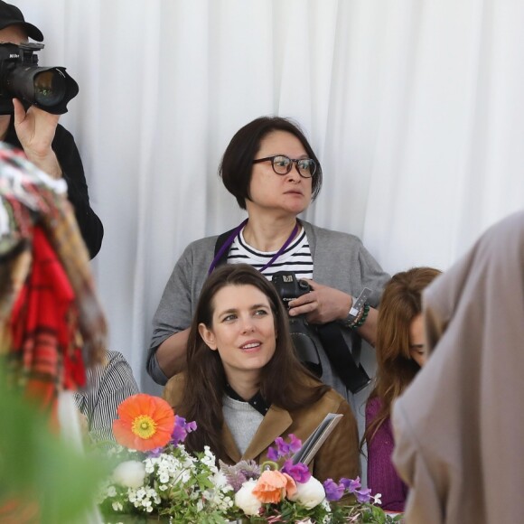 Charlotte Casiraghi et le jury du 34ème édition du festival de Mode, de Photographie et d'Accessoires de mode de Hyères assistent aux présentations des créateurs finalistes. Hyères, le 26 avril 2019. © Dominique Jacovides/Bestimage