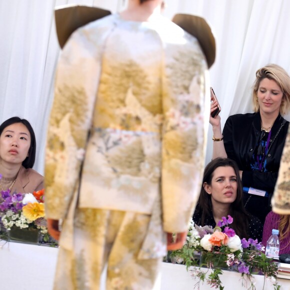 Charlotte Casiraghi et le jury du 34ème édition du festival de Mode, de Photographie et d'Accessoires de mode de Hyères assistent aux présentations des créateurs finalistes. Hyères, le 26 avril 2019. © Dominique Jacovides/Bestimage