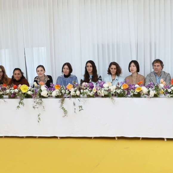 Charlotte Casiraghi et le jury du 34ème édition du festival de Mode, de Photographie et d'Accessoires de mode de Hyères assistent aux présentations des créateurs finalistes. Hyères, le 26 avril 2019. © Dominique Jacovides/Bestimage