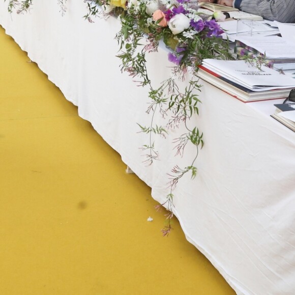 Charlotte Casiraghi et le jury du 34ème édition du festival de Mode, de Photographie et d'Accessoires de mode de Hyères assistent aux présentations des créateurs finalistes. Hyères, le 26 avril 2019. © Dominique Jacovides/Bestimage