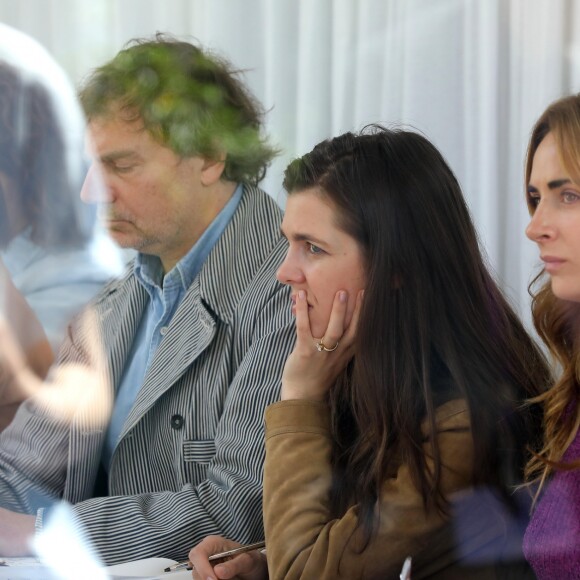 Charlotte Casiraghi et le jury du 34ème édition du festival de Mode, de Photographie et d'Accessoires de mode de Hyères assistent aux présentations des créateurs finalistes. Hyères, le 26 avril 2019. © Dominique Jacovides/Bestimage