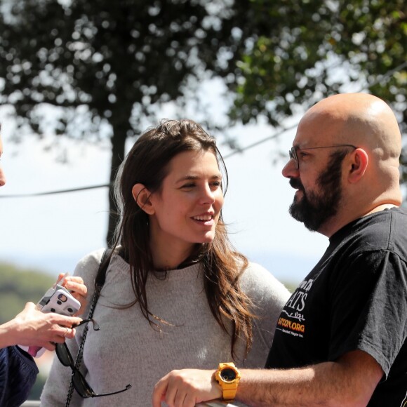Camille Bidault Waddington, Charlotte Casiraghi, Michel Amzalag - 34ème édition du festival de Mode, de Photographie et d'Accessoires de mode à Hyères le 26 avril 2019. © Dominique Jacovides/Bestimage