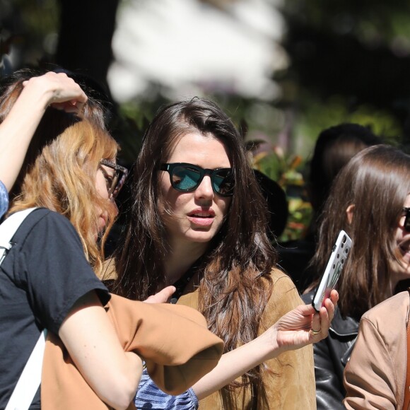 Sigrid Bouaziz, Camille Bidault Waddington,Charlotte Casiraghi - Ouverture de l'exposition « LOVE MY WAY » avec performances, danse et discours en présence des artistes, des membres des jurys, des partenaires publics et privés à la Villa Romaine (contenu explicite, interdit aux moins de 18 ans) à la 34ème édition du festival de Mode, de Photographie et d'Accessoires de mode à Hyères. © Dominique Jacovides/Bestimage