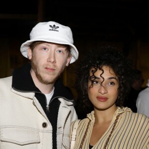 Eddy de Pretto, Camélia Jordana - Défilé des 10 stylistes en compétition pour le Prix Chloé au Hangar de la Mouture - Salin des Pesquiers, lors de la 34ème édition du festival de Mode, de Photographie et d'Accessoires de mode à Hyères le 26 avril 2019. © Dominique Jacovides/Bestimage