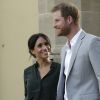 Le prince Harry et Meghan Markle visitent le Brighton Pavilion à Brighton dans le Sussex le 3 octobre 2018.  The Duke and Duchess of Sussex arrive at the Royal Pavilion in Brighton, East Sussex, as part of their first joint official visit to Sussex.03/10/2018 - Brighton