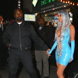 Kim Kardashian et son mari Kanye West arrivent à l'"Up and Down" pour l'after-party du 71e Gala à New York, le 6 mai 2019. © Morgan Dessalles/Charles Guerin/Bestimage