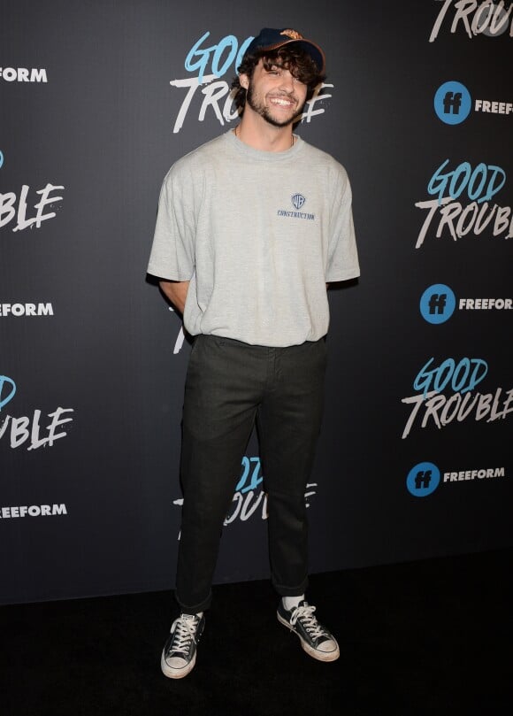 Noah Centineo à la première du film "Good Trouble" au Palace Theatre à Los Angeles, le 8 janvier 2018.