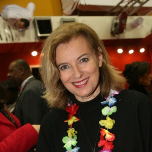 Valérie Trierweiler à l'ouverture de la 4ème édition du salon de la Gastronomie des Outre-Mer et de la francophonie (SAGASDOM) au Paris Expo Porte de Versailles à Paris, France, le 1er février 2019. © JLPPA/Bestimage