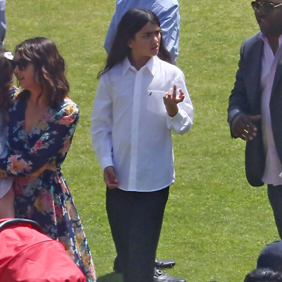 Blanket Jackson - Prince Jackson obtient le diplôme de son école "Buckley High School" à Sherman Oaks, le 30 mai 2015