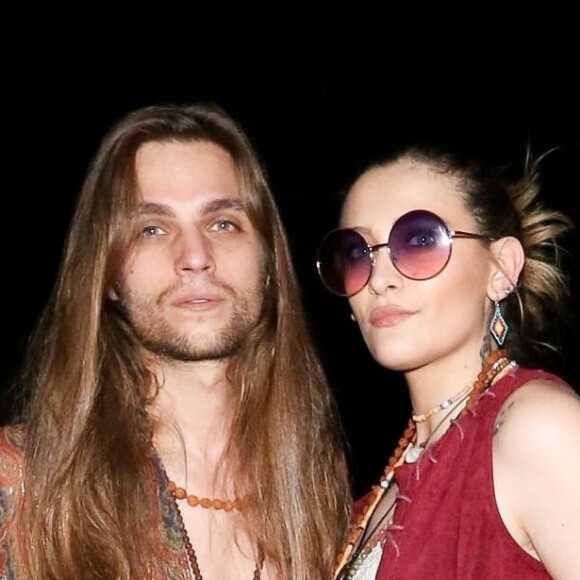 Paris Jackson et son compagnon Gabriel Glenn au village du festival Coachella Le 13 avril 2019