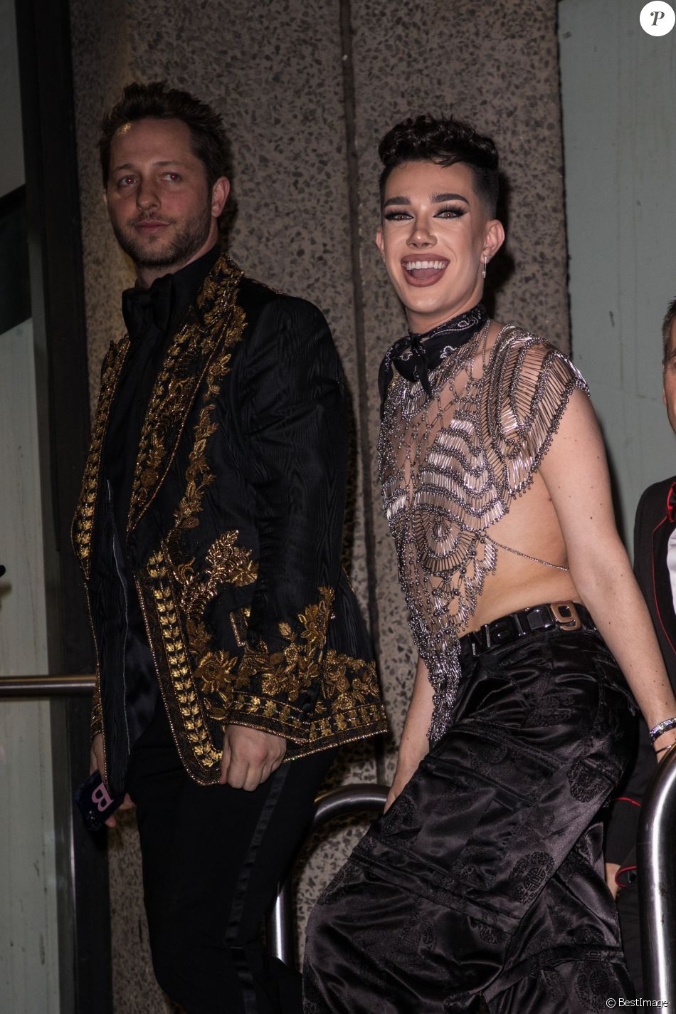 Semi Exclusif James Charles lors de l'after party Gucci en marge du MET Gala à New York le 7
