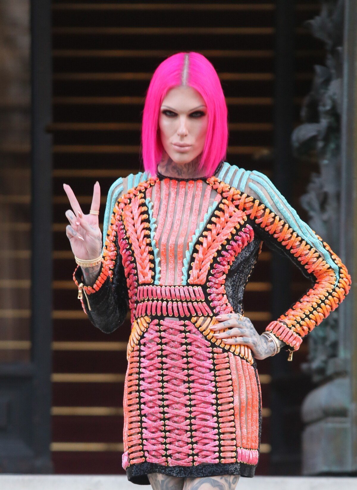 Jeffree star discount balmain dress