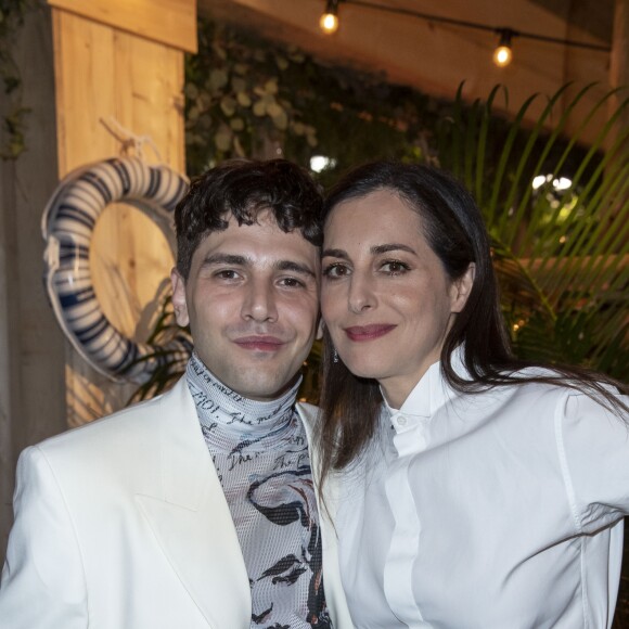Xavier Dolan et Amira Casar - People à la soirée "Dior Vogue" chez "Fred l'écailler" lors du 72ème Festival International du Film de Cannes. Le 15 mai 2019 © Olivier Borde / Bestimage