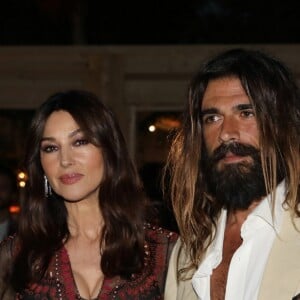 Monica Bellucci et son compagnon Nicolas Lefebvre - Arrivées à la soirée "Dior Vogue" chez "Fred l'écailler" lors du 72ème Festival International du Film de Cannes. Le 15 mai 2019 © Denis Guignebourg / Bestimage