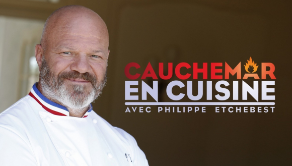 Logo de l'émission "Cauchemar en cuisine" avec Philippe Etchebest.