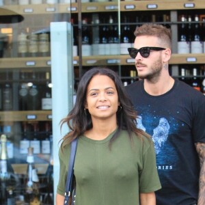 Christina Milian et M. Pokora font du shopping chez "Wally's" à Beverly Hills. Los Angeles, le 15 novembre 2018.