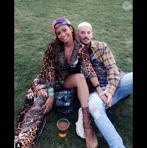 M. Pokora et Christina Milian au festival de Coachella. Instagram, avril 2018.
