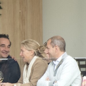 Olivier Sarkozy et sa femme Mary-Kate Olsen assistent au Global Champions Tour CSI2 Madrid 2019, Madrid, le 17 mai 2019.