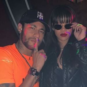 Neymar en soirée avec Rihanna à l'Arc, à Paris, le 19 mai 2019.