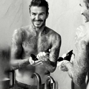 David Beckham lance une collection de soins pour hommes, House 99. Le 22 janvier 2018.
