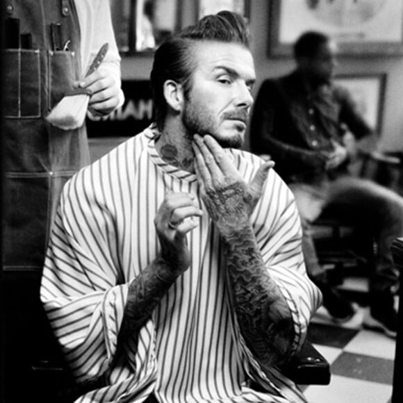 David Beckham lance une collection de soins pour hommes, House 99. Le 22 janvier 2018.