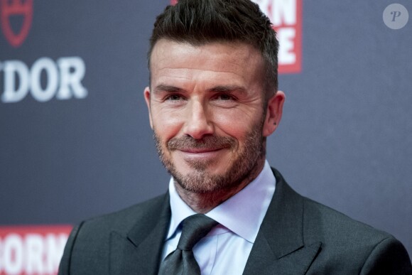 David Beckham assiste à un événement pour la marque "Tudor" à Madrid, en Espagne le 29 avril 2019.