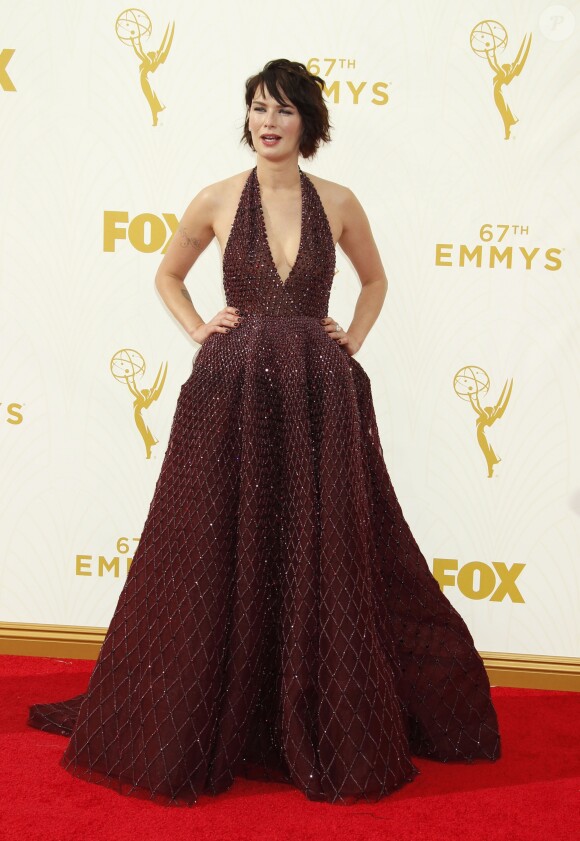 Lena Headey - Photocall des 67ème Emmy Awards à Los Angeles le 20 septembre 2015.