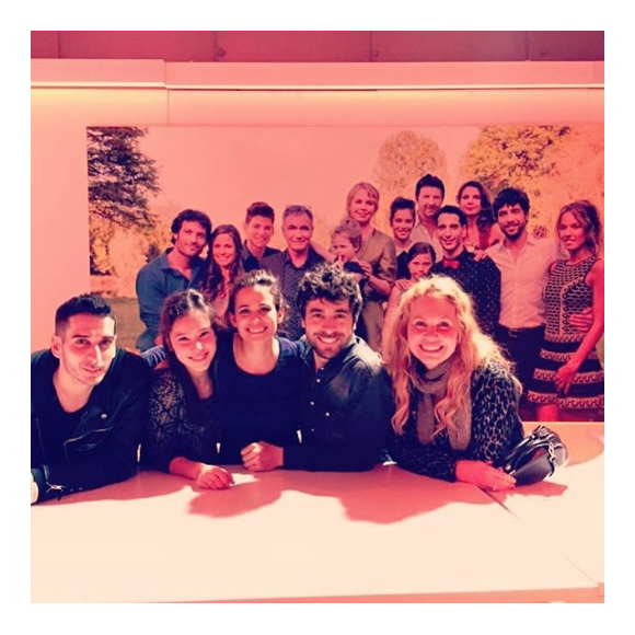 Kevin Elarbi et le cast de "Clem", un cliché posté le 18 septembre 2018 sur Instagram/